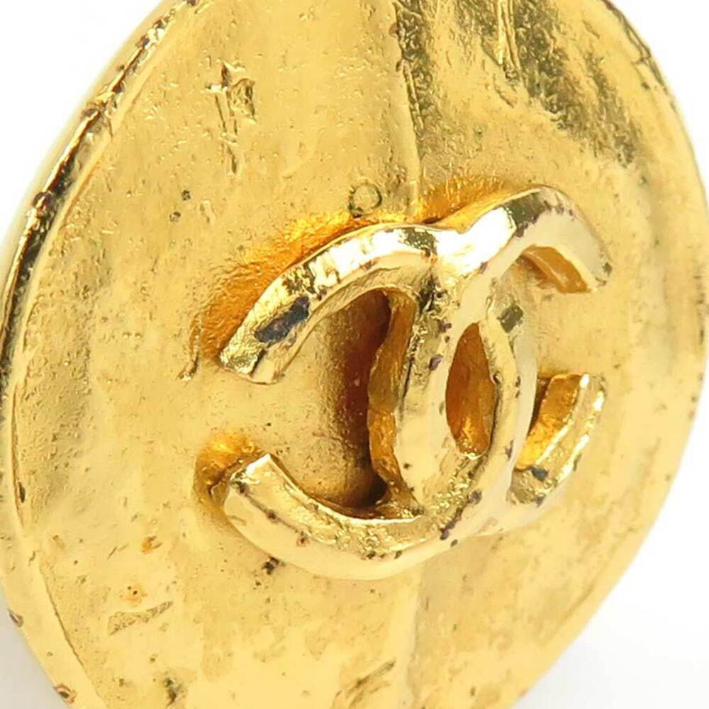 Chanel Cc Logo Clip-On Earrings Gold- #256688C51B - Picture 9 of 9